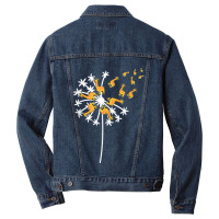 Dandelion Flying Giraffe Flower Wildlife Zookeeper Herbalist Men Denim Jacket | Artistshot