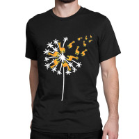 Dandelion Flying Giraffe Flower Wildlife Zookeeper Herbalist Classic T-shirt | Artistshot