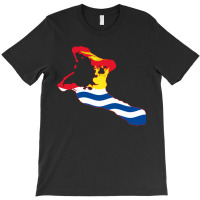 Flag Map Of Kiribati T-shirt | Artistshot