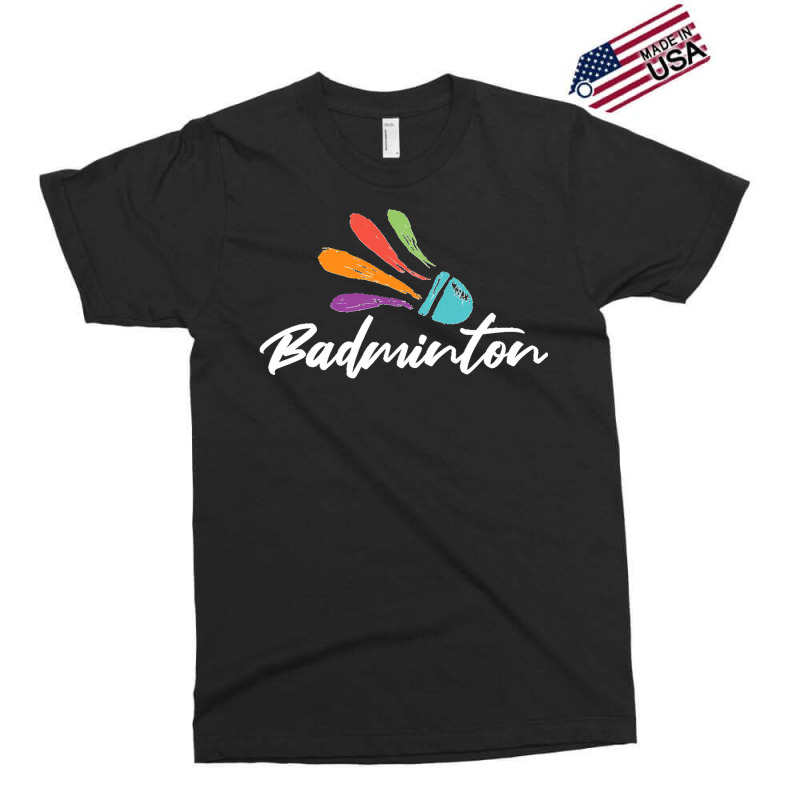 Shuttlecock Badminton Player Racket Sports Coach Team Club Premium Exclusive T-shirt | Artistshot