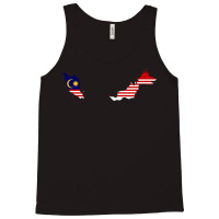 Flag Map Of Malaysia Tank Top | Artistshot