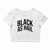 Black As Hail Michigan Crop Top | Artistshot