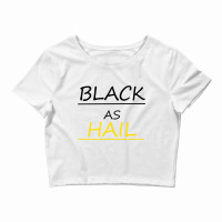 Black As Hail Michigan Crop Top | Artistshot