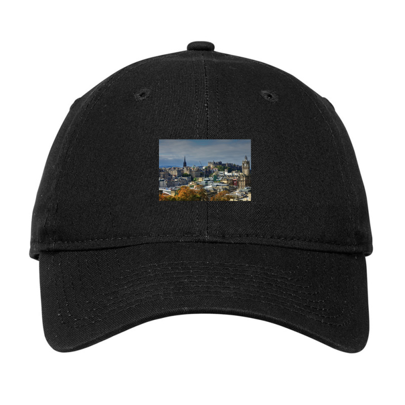 Edinburgh City Centre, Scotland Adjustable Cap | Artistshot