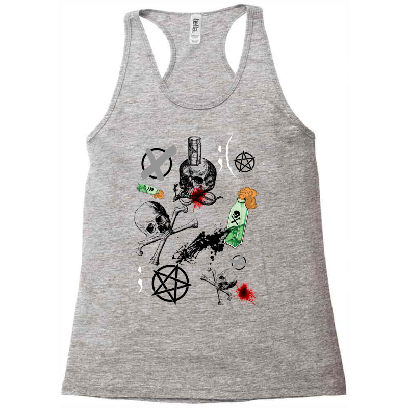 Dark Aesthetic Vibes Chaos Racerback Tank by APRILHOLLARS | Artistshot