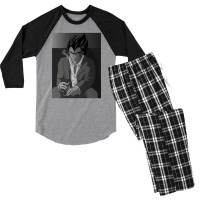 Vegeta Drip Men's 3/4 Sleeve Pajama Set | Artistshot