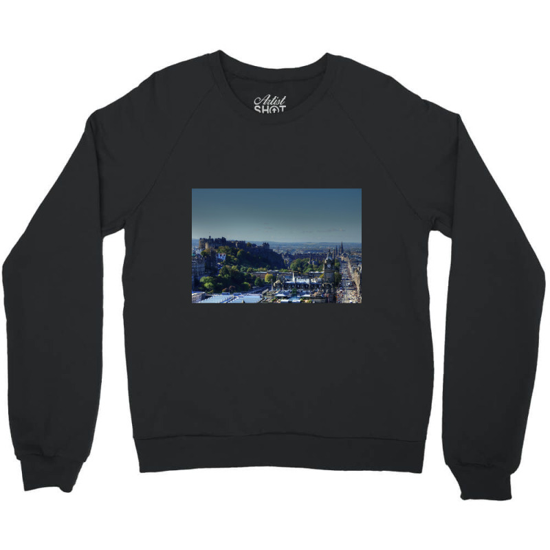 Edinburgh City Centre, Scotland Crewneck Sweatshirt | Artistshot