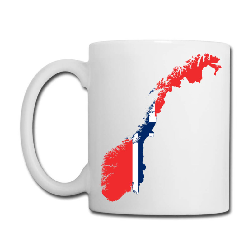 Flag Map Of Norway Coffee Mug | Artistshot