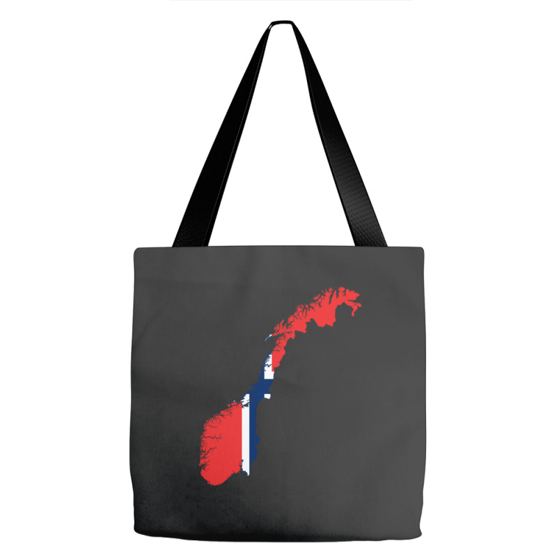 Flag Map Of Norway Tote Bags | Artistshot