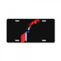 Flag Map Of Norway License Plate | Artistshot