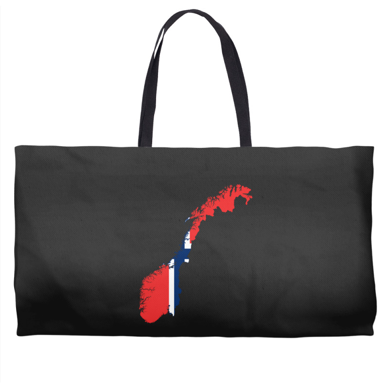 Flag Map Of Norway Weekender Totes | Artistshot