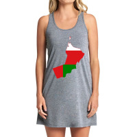 Flag Map Of Oman Tank Dress | Artistshot