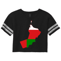 Flag Map Of Oman Scorecard Crop Tee | Artistshot