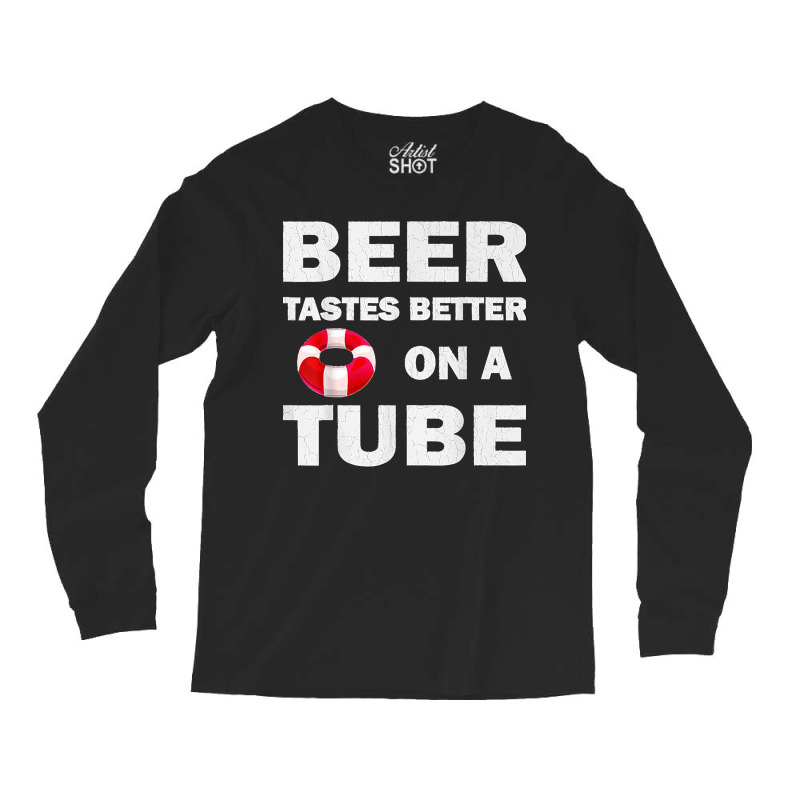 Funny Beer Drinking River Rafting Hilarious River Rat Long Sleeve Shirts | Artistshot