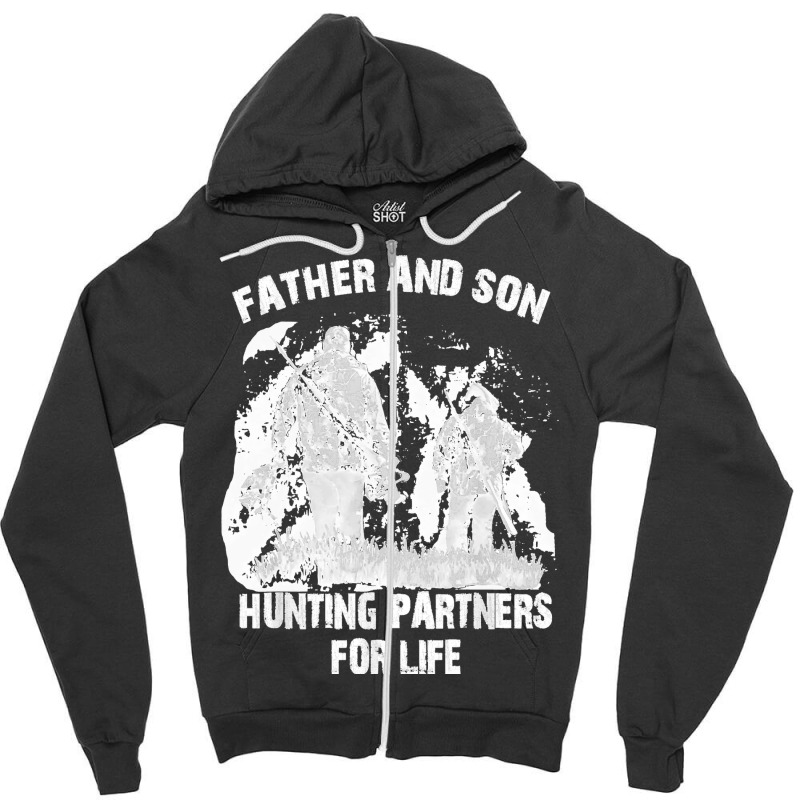 Father And Son Hunting Partners For Life Zipper Hoodie | Artistshot