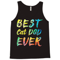 Funny Best Cat Dad Ever Father's Day Gift Tank Top | Artistshot