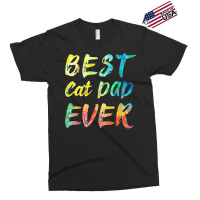 Funny Best Cat Dad Ever Father's Day Gift Exclusive T-shirt | Artistshot