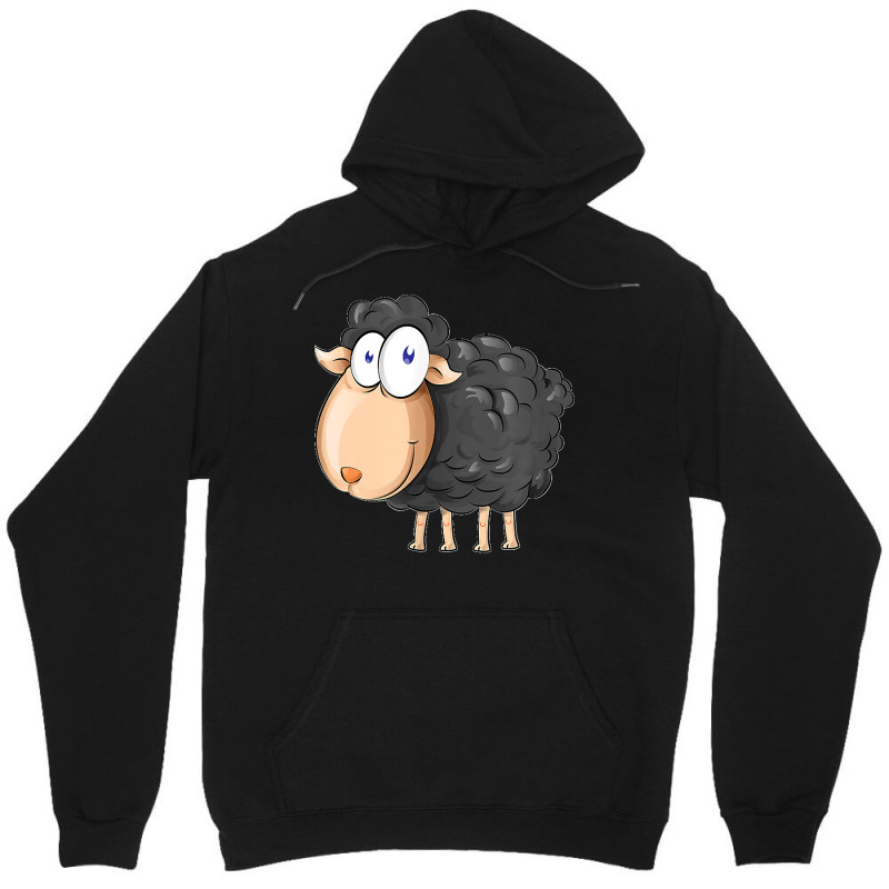 Funny Black Baa Sheep Unisex Hoodie | Artistshot