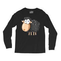 Funny Black Baa Sheep Long Sleeve Shirts | Artistshot