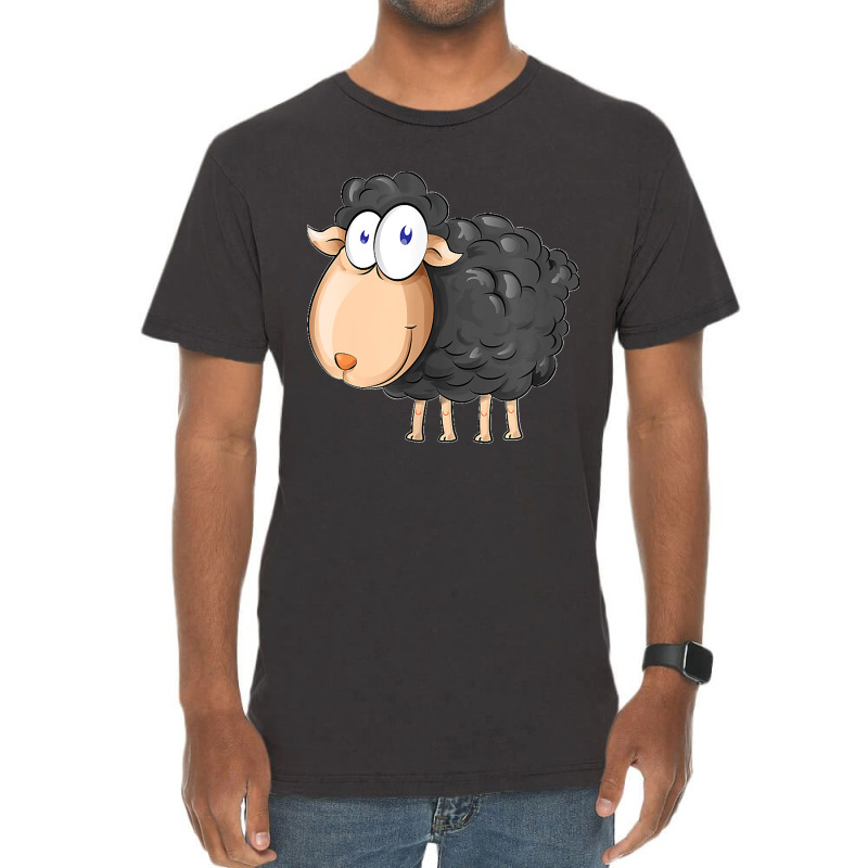 Funny Black Baa Sheep Vintage T-shirt | Artistshot