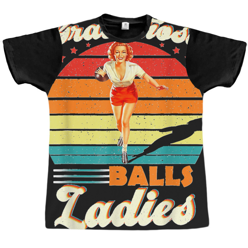 Funny Bowling Art For Bowler Women Girl Ball Bowling Lover Graphic T-shirt | Artistshot