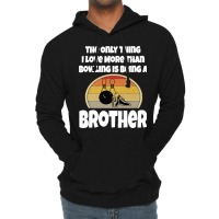 Funny Bowling Brother Sibling Bowler Retro Sunset Team Group Premium Lightweight Hoodie | Artistshot