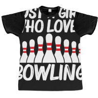 Funny Bowling Design For Girls Kids Spare Ball Game League Premium Graphic T-shirt | Artistshot