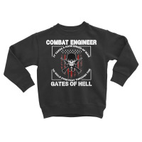 Mens Combat Engineer Rare Breed Of Man Combat Engineering T Shirt Toddler Sweatshirt | Artistshot