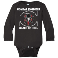 Mens Combat Engineer Rare Breed Of Man Combat Engineering T Shirt Long Sleeve Baby Bodysuit | Artistshot