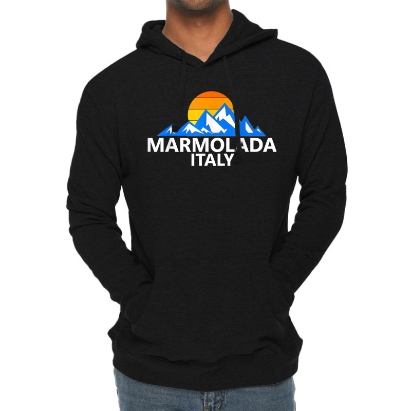 Marmolada Italy Italian Mountains T Shirt Lightweight Hoodie by enaqr0esch | Artistshot