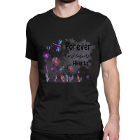 Forever In Our Hearts Dandelion Dragonfly Memorial Women Men Classic T-shirt | Artistshot