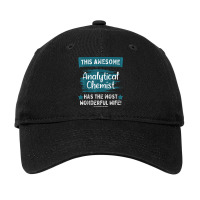 Married Analytical Chemist Husband Job Profession T Shirt Adjustable Cap | Artistshot