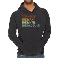 Vintage Corn Pop Was A Bad Dude Funny Vintage Hoodie | Artistshot