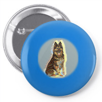 Dog In A Ghost Costume Holdin Pin-back Button | Artistshot