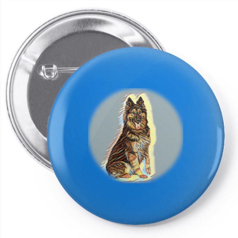 Dog In A Ghost Costume Holdin Pin-back Button | Artistshot