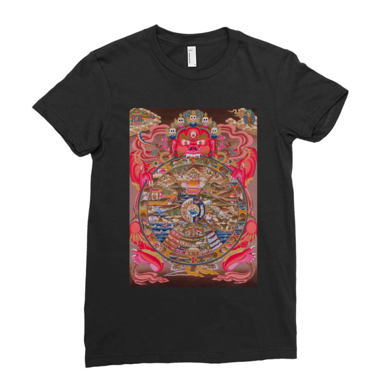 Samsara Ladies Fitted T-Shirt by StuartRamsey | Artistshot