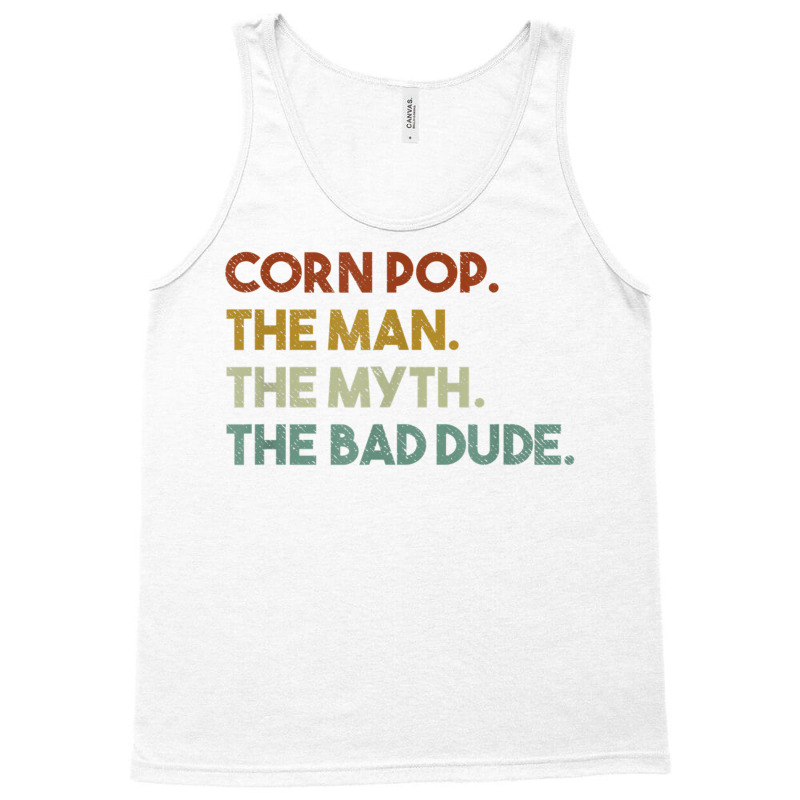 Vintage Corn Pop Was A Bad Dude Funny Tank Top | Artistshot