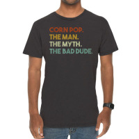 Vintage Corn Pop Was A Bad Dude Funny Vintage T-shirt | Artistshot