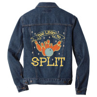 Funny Bowling Premium Men Denim Jacket | Artistshot