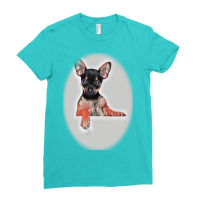 Adorable Dog Licking His Lips Ladies Fitted T-shirt | Artistshot