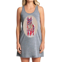 Dog On A Green Grass Outdoors Tank Dress | Artistshot