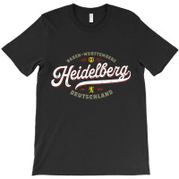 Heidelberg Germany - Vintage Souvenir Travel Heidelberg T-shirt | Artistshot