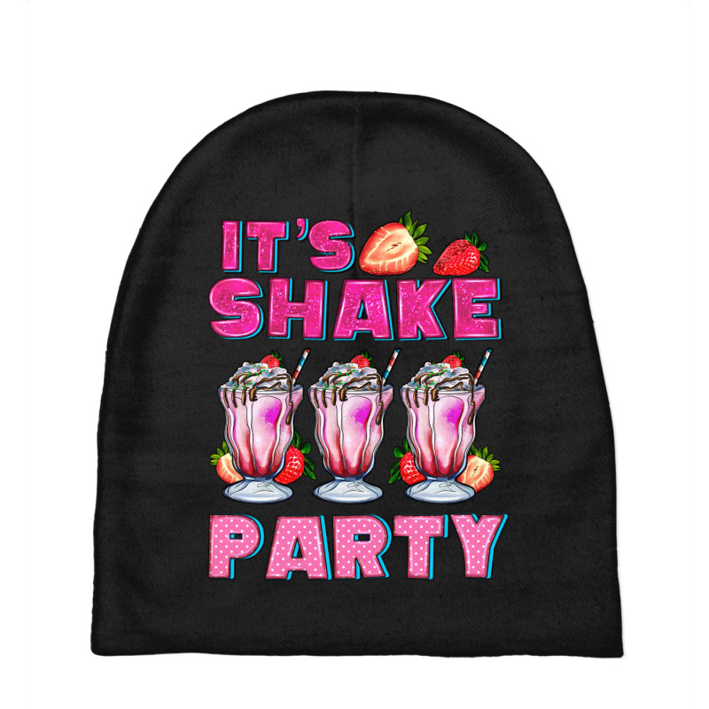 Its Shake Party With Milkshake Baby Beanies by AdoDesignShop | Artistshot