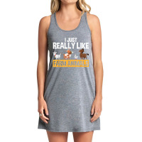 Farm Animals Funny Professional Farmer Farming Lover Tank Dress | Artistshot