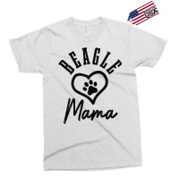 Womens Beagle Mama Heart Paw Funny Cute Dog Lover Beagle Mom Exclusive T-shirt | Artistshot