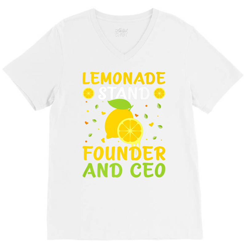 Lemonade Stand Founder And Ceo Premium T Shirt V-neck Tee | Artistshot