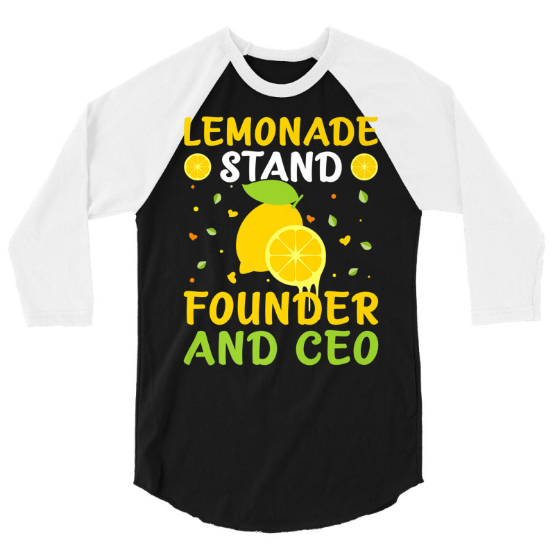 Lemonade Stand Founder And Ceo Premium T Shirt 3/4 Sleeve Shirt | Artistshot