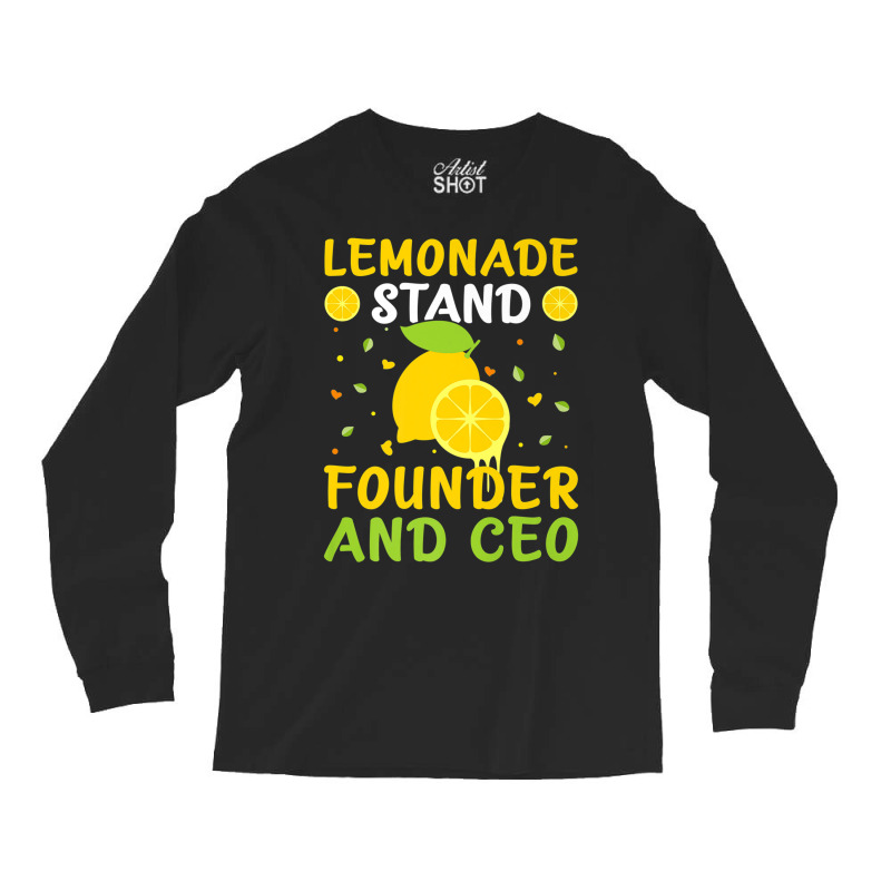 Lemonade Stand Founder And Ceo Premium T Shirt Long Sleeve Shirts | Artistshot