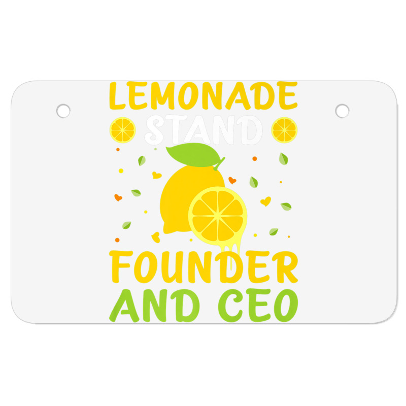 Lemonade Stand Founder And Ceo Premium T Shirt Atv License Plate | Artistshot