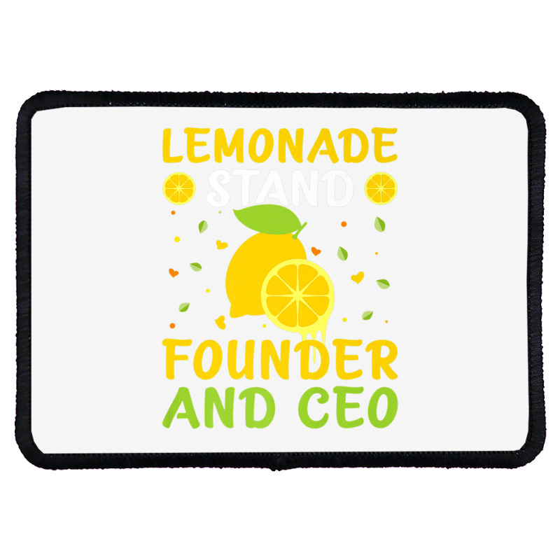 Lemonade Stand Founder And Ceo Premium T Shirt Rectangle Patch | Artistshot